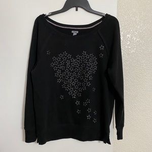 Aerie black off the shoulder sweater